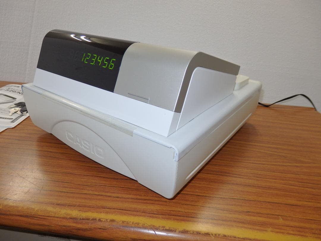 8部門 CASIO SE-S20-WE レジスター　250920