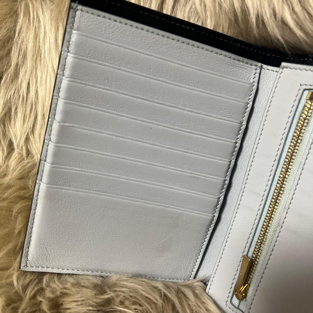 【CELINE】ストラップ ミディアム マルチファンクション 二つ折り 財布