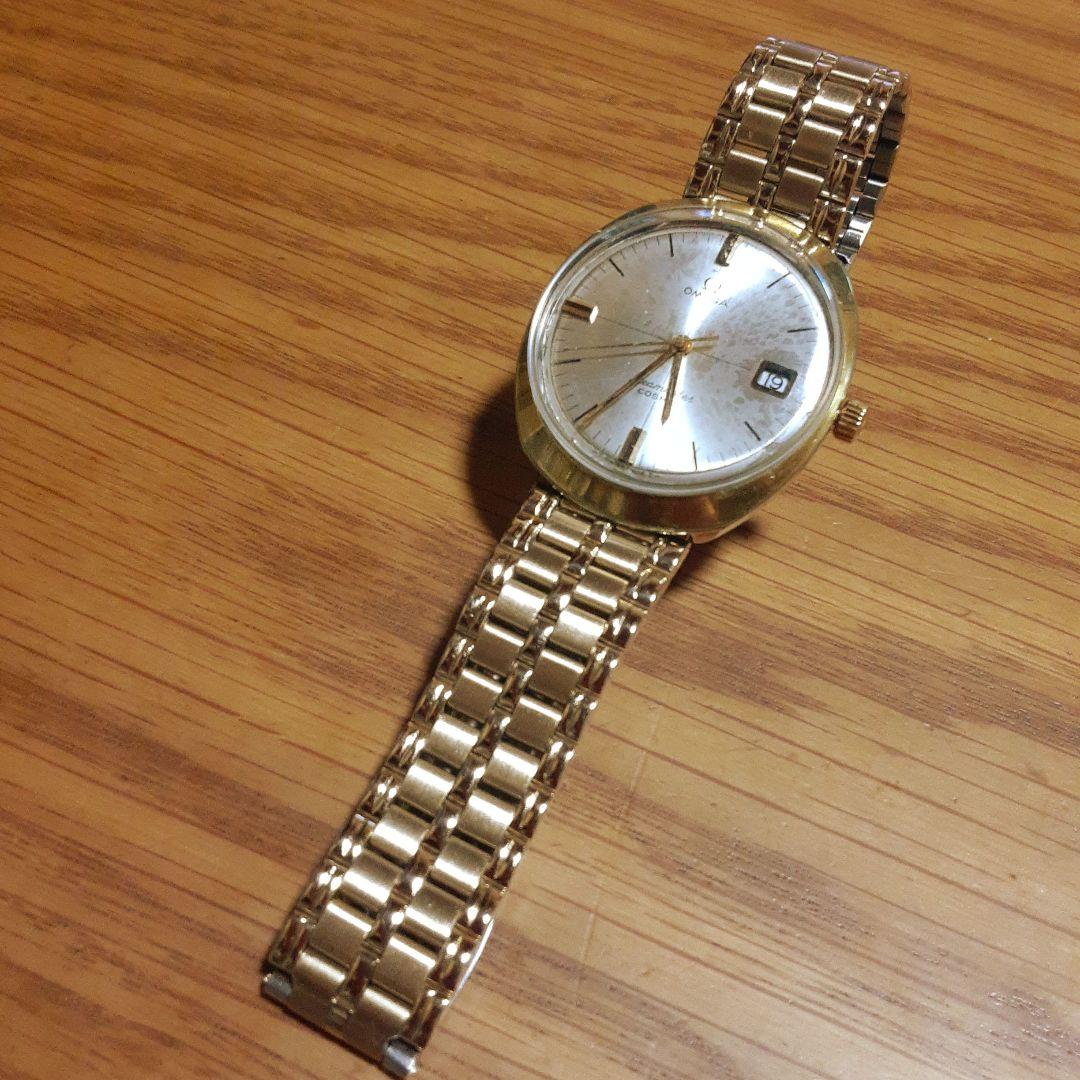 オメガ　シーマスターコスミック　デイト ゴールド　手巻きメンズ腕時計　稼働品