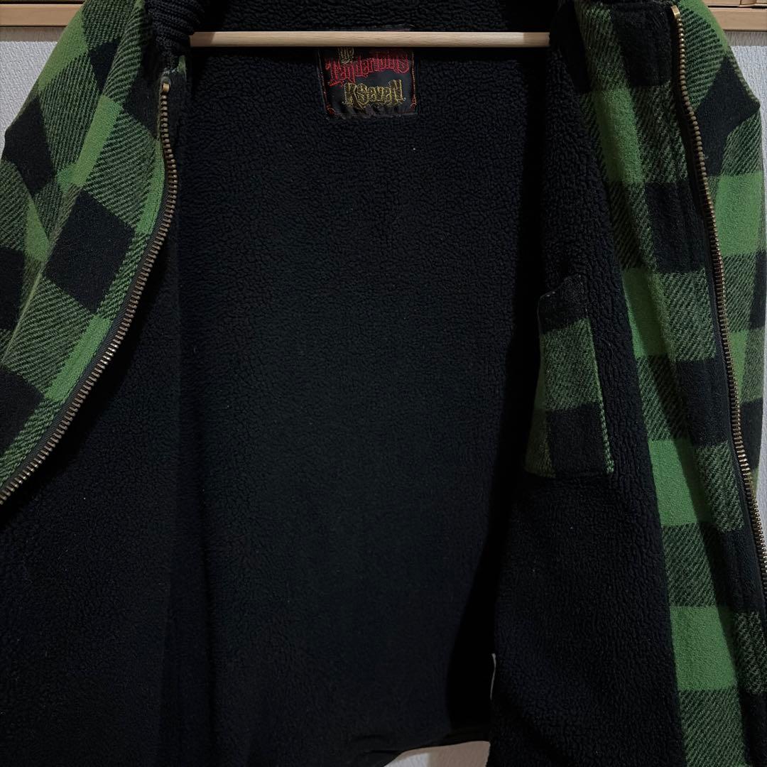 テンダーロインランバージャックジャケット黒✖️緑　L