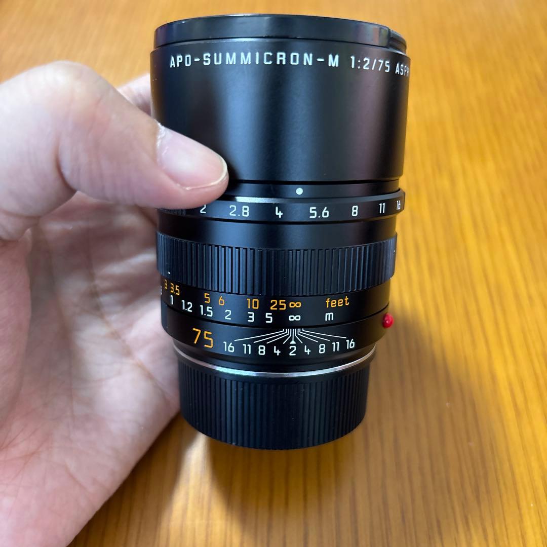 レンズ(単焦点) Leica apo-summicron-m 75mmF2 ASPH 11637