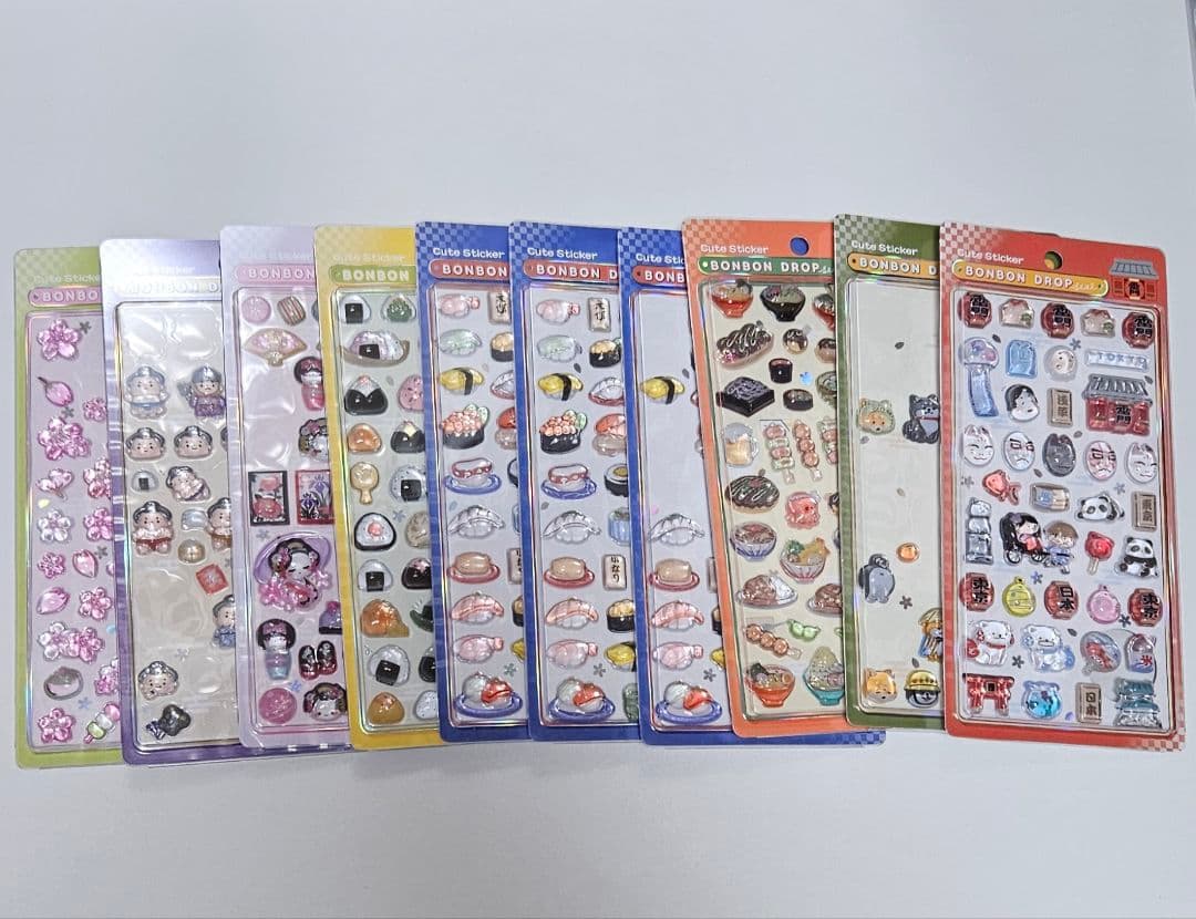 正規品　ボンボンドロップシール　和柄