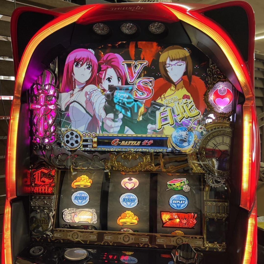 【パチスロ実機】ニューギン★パチスロガールズガンズグルービー【不要機付】