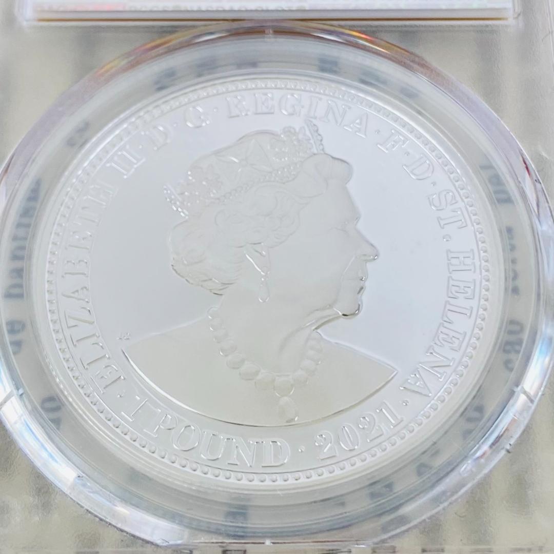 ★PCGS★2021 スリーグレイセス PF69 DCAM St. ヘレナ