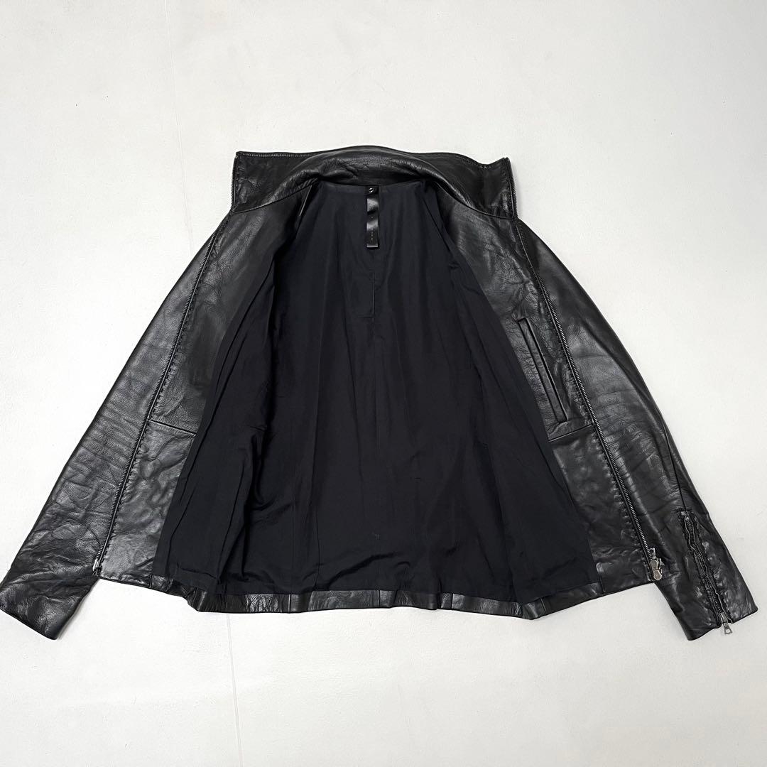 wjk カルぺディエムレザー ライダースジャケット(S)