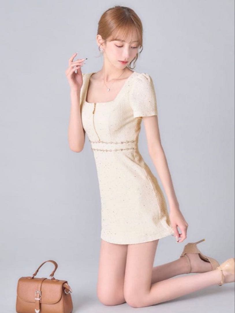 jewels ホワイト ミニドレス