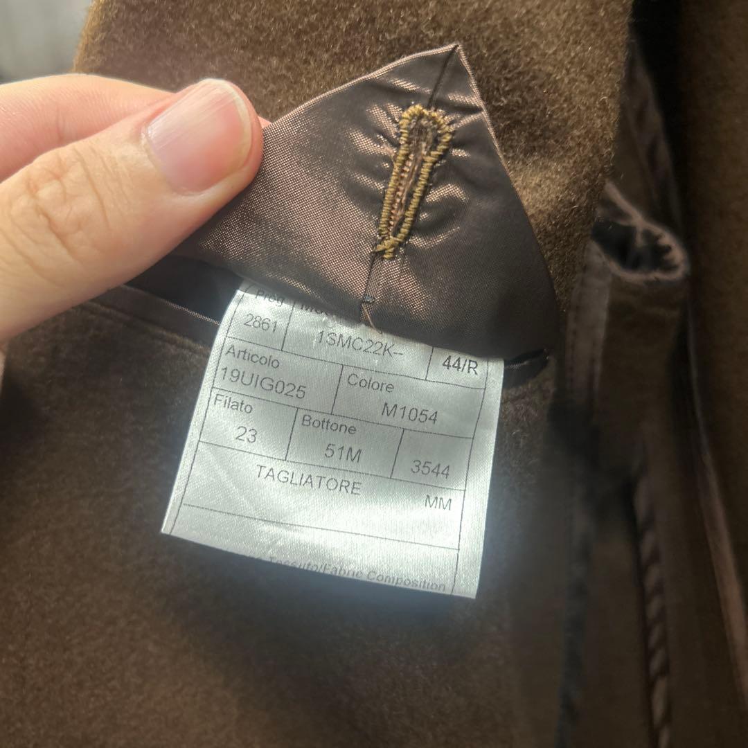 TAGLIATORE ブラウンジャケット 44R カシミア100%