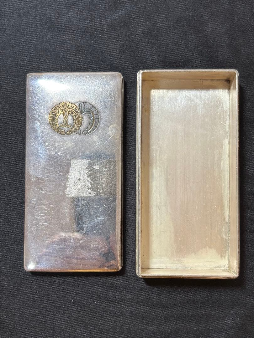 【純銀製】純銀製小箱 物入102.9g！純銀刻印有り！