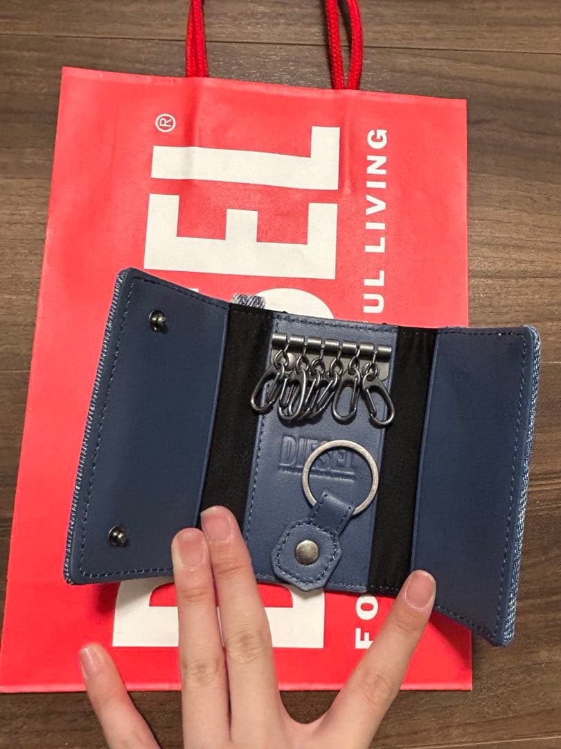 DLESEL デニム生地　キーケース