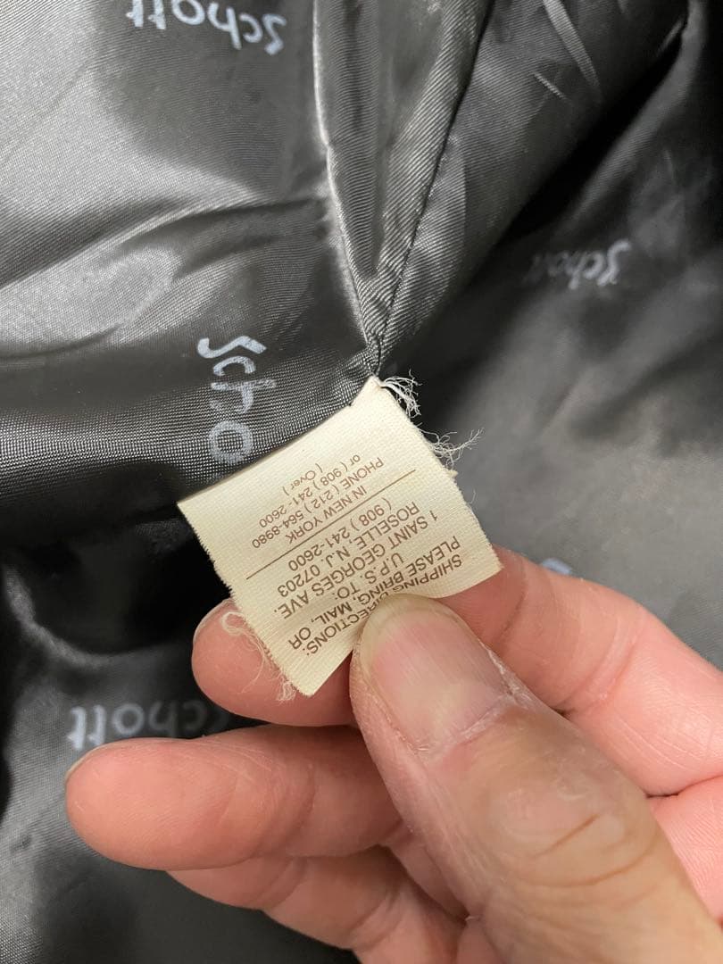 schott シングルライダース サイズ40 美品