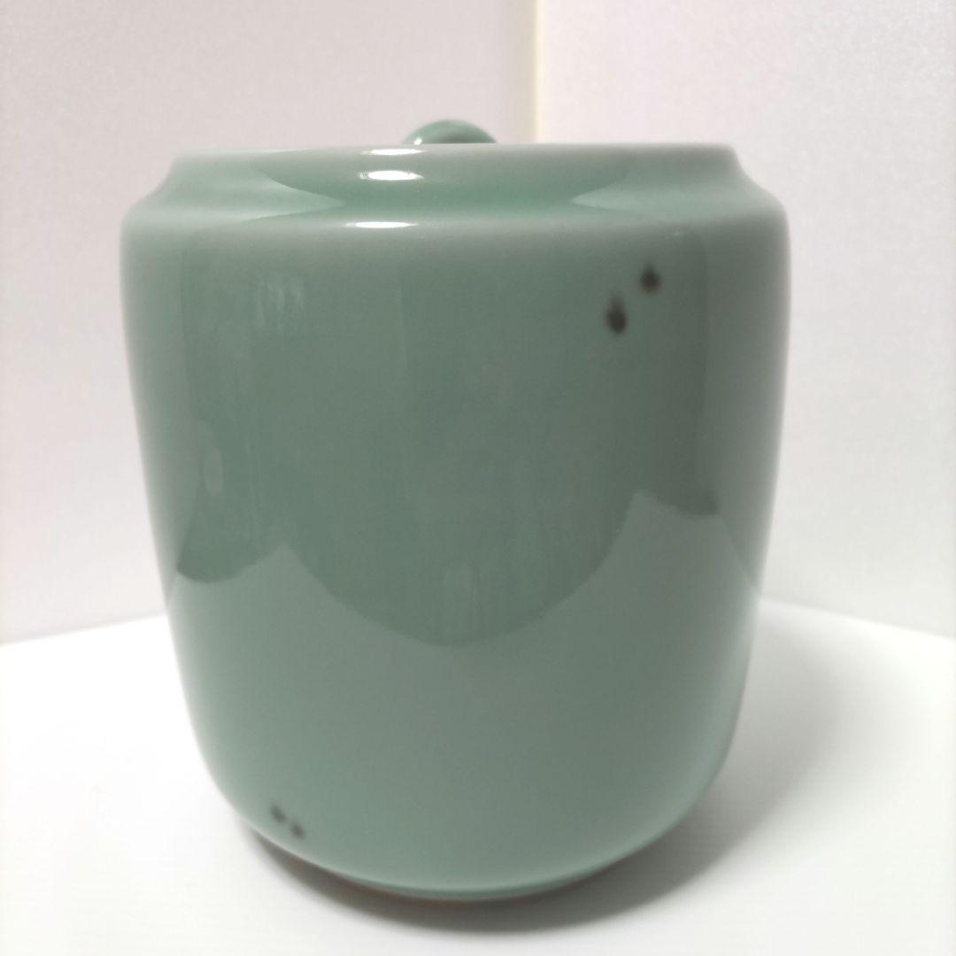 茶道具　水指　飛青磁　青磁