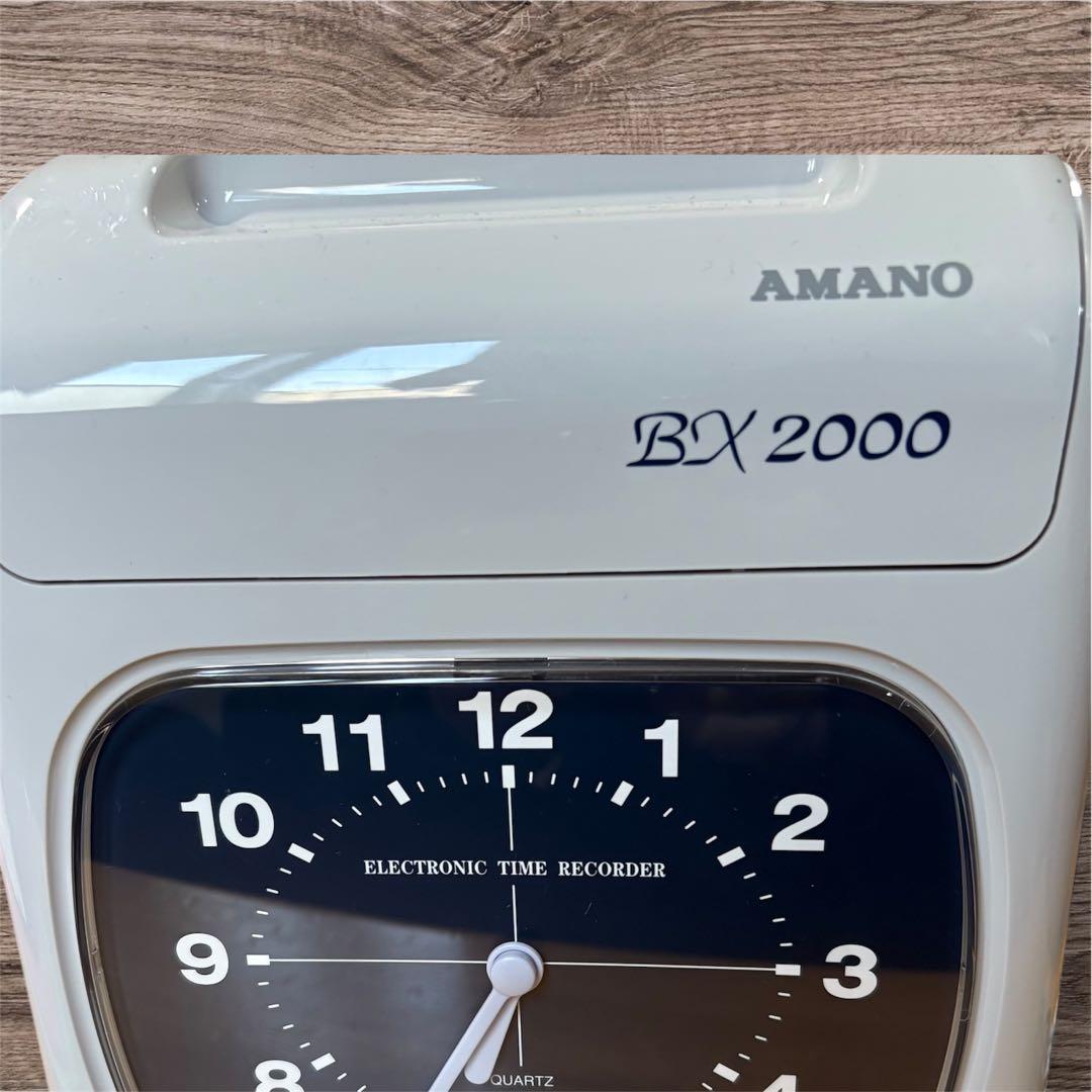 【美品♪】業務用 AMANO タイムカード タイムレコーダー BX2000