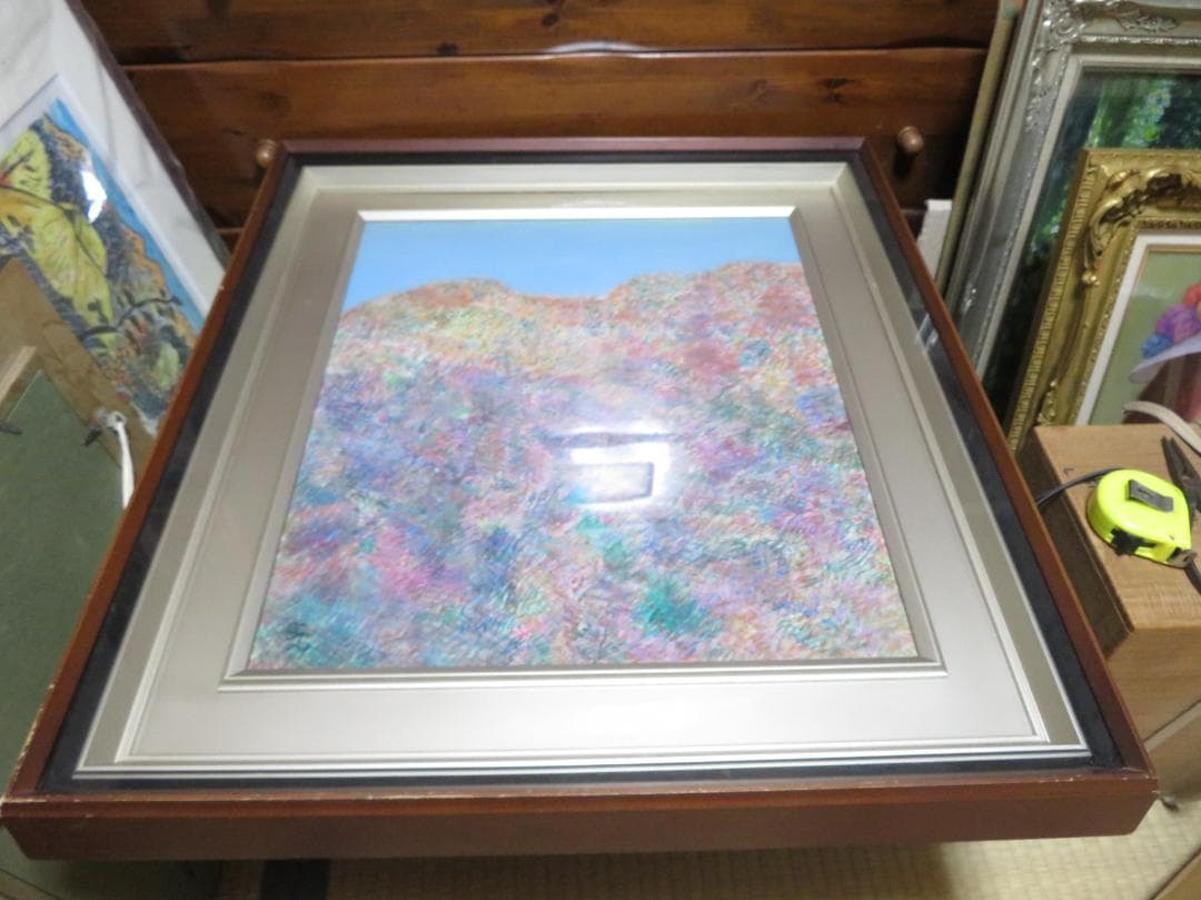 ◆ 平井光典　「錦秋」　油彩　F10号　独立会　独立賞　福岡県立美術館収蔵　◆