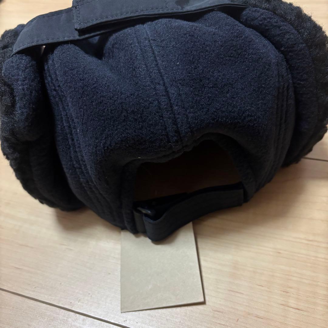 新品タグ付　ノースフェイス 耳当て付き　 ボア　フリース　キャップ　黒