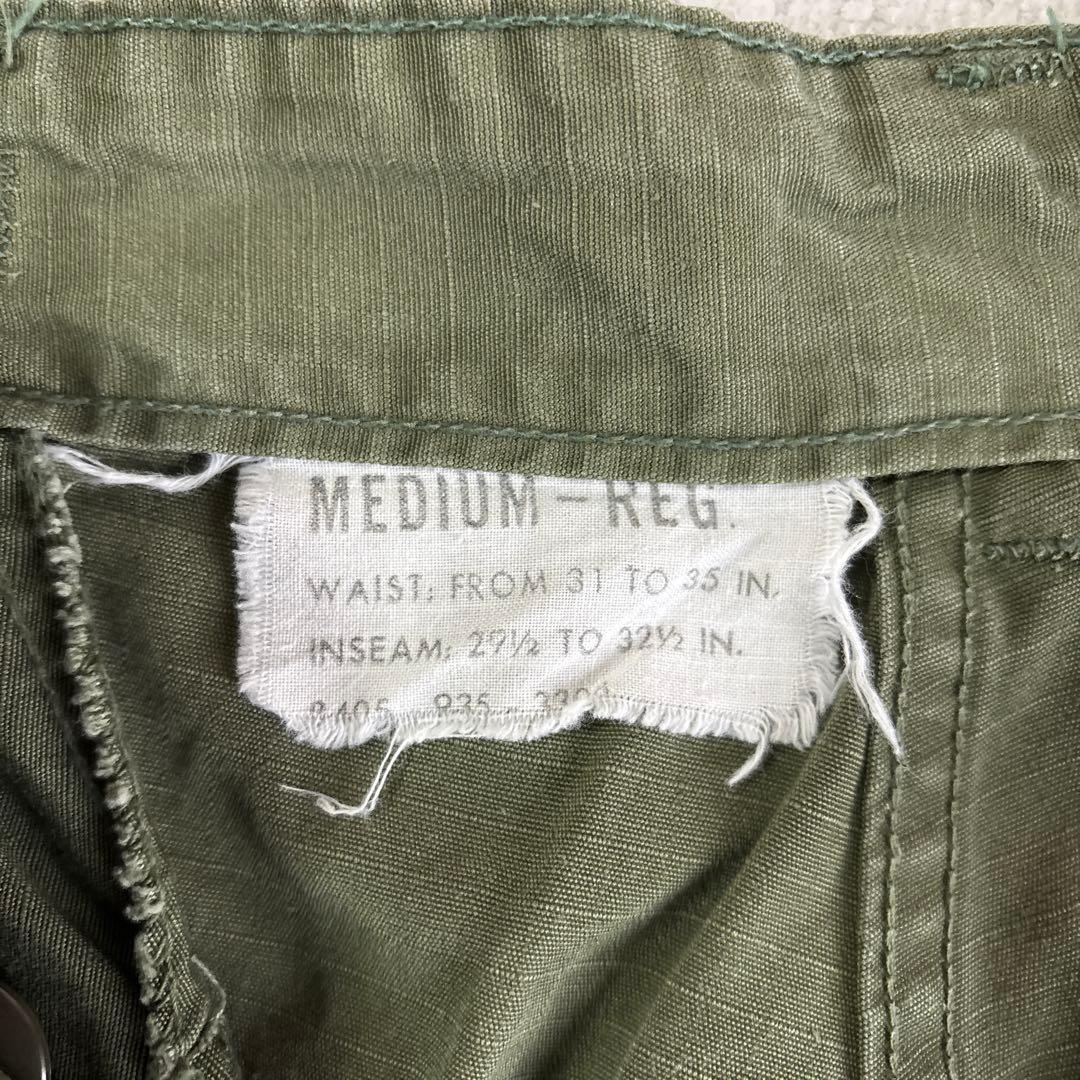 USミリタリー ジャングルファティーグパンツ OG107ミディアムレギュラー