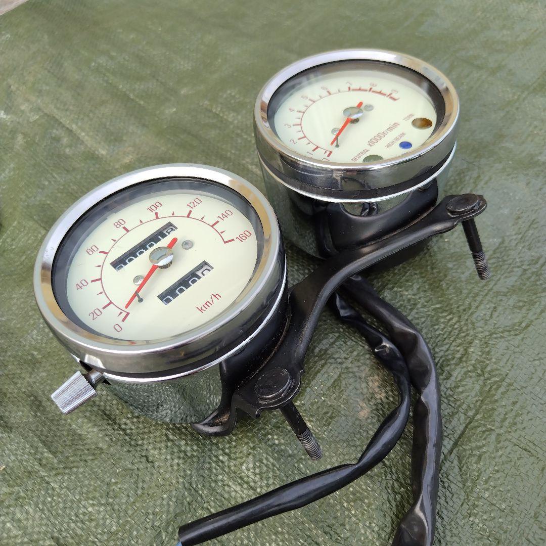 YAMAHA SR400 SR500スピードメーター タコメーター