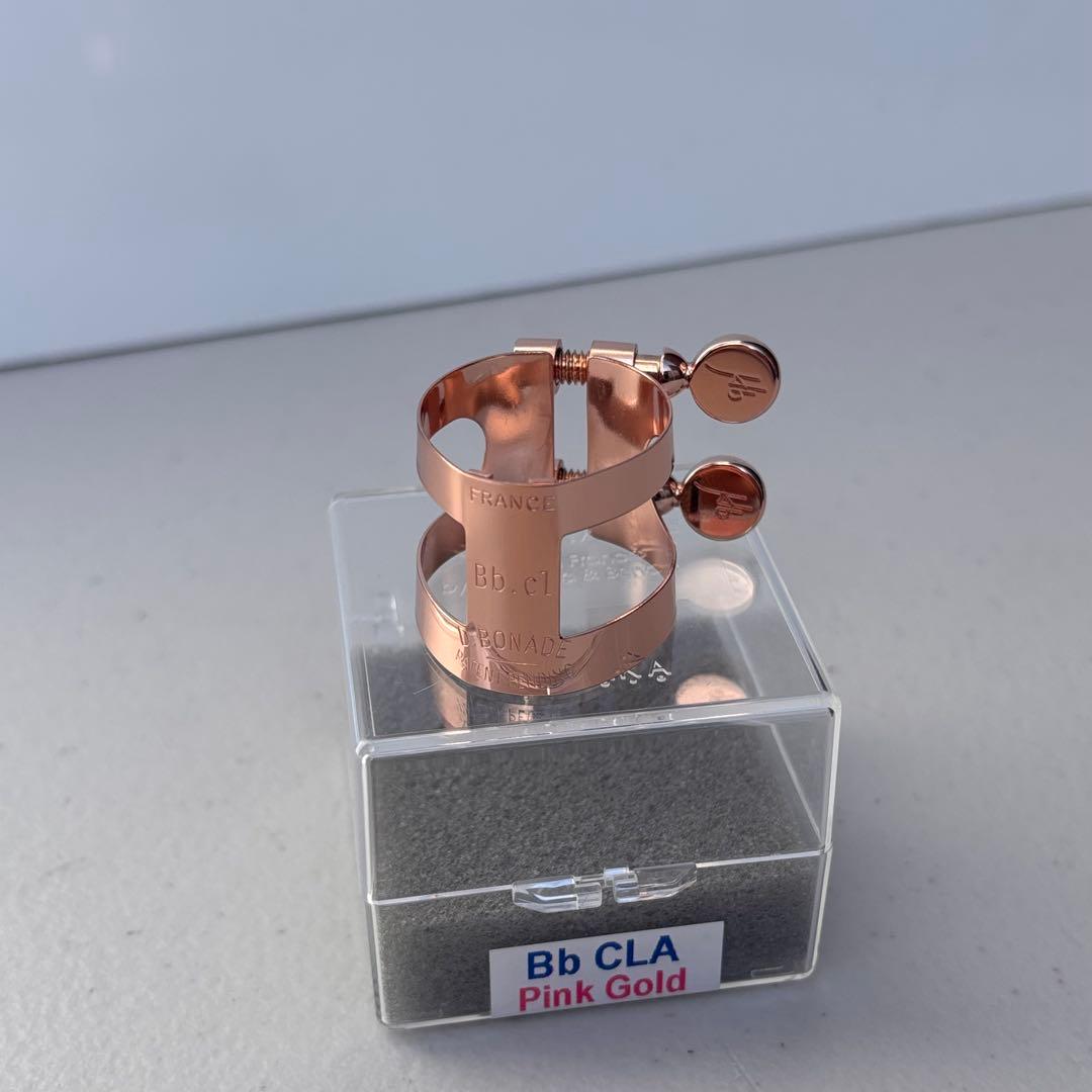 Bbクラリネットリガチャー ボナードピンクゴールド美品