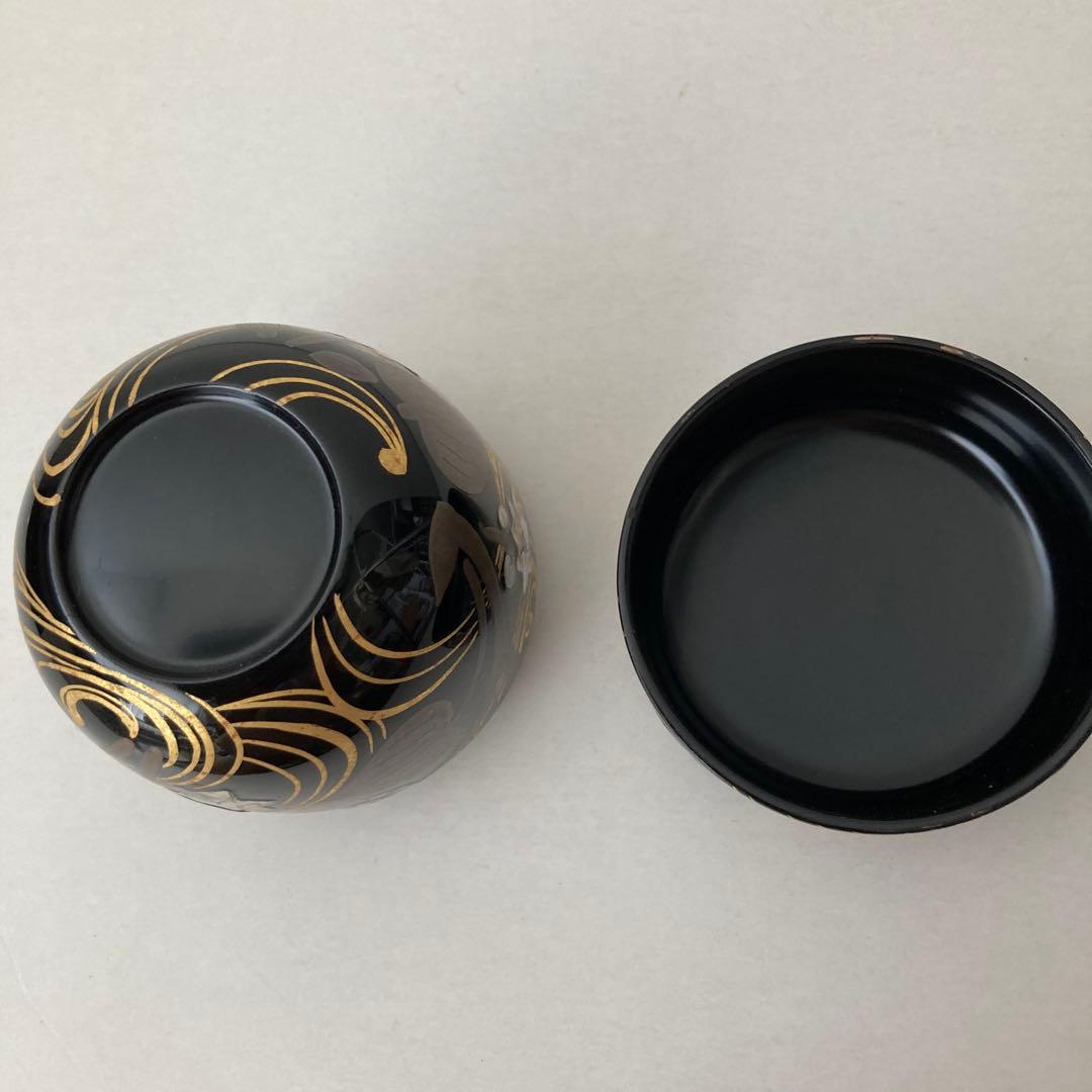 茶道具 光琳　水葵蒔絵棗