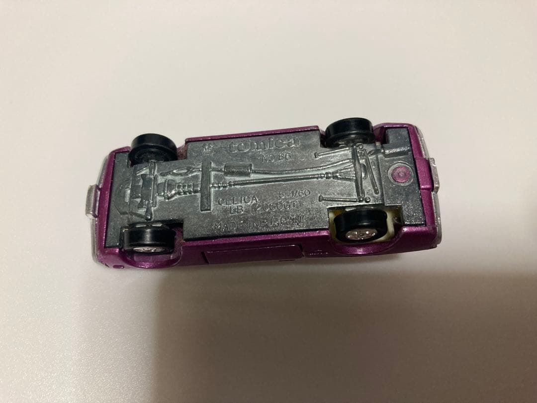 トミカ　黒箱　日本製　セリカ　リフトバック　2000GT 1Eホイール