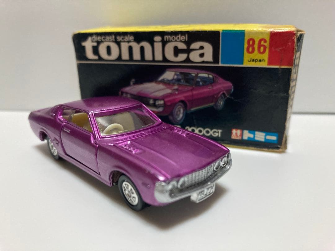 トミカ　黒箱　日本製　セリカ　リフトバック　2000GT 1Eホイール