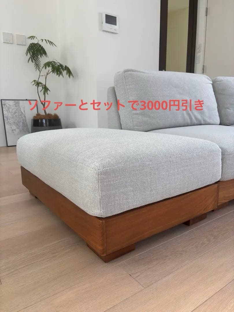 Nance Cheng 大塚家具　テスタ　ソファーとセット　オットマン