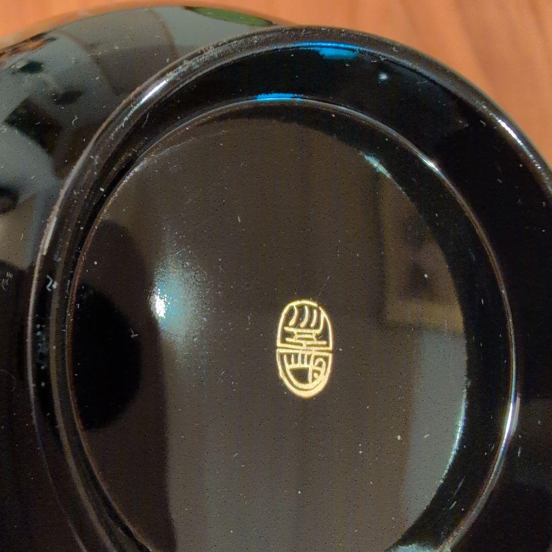 平安象彦 金銀彩蒔絵 羊歯紋 吸物椀 5客 桐箱入