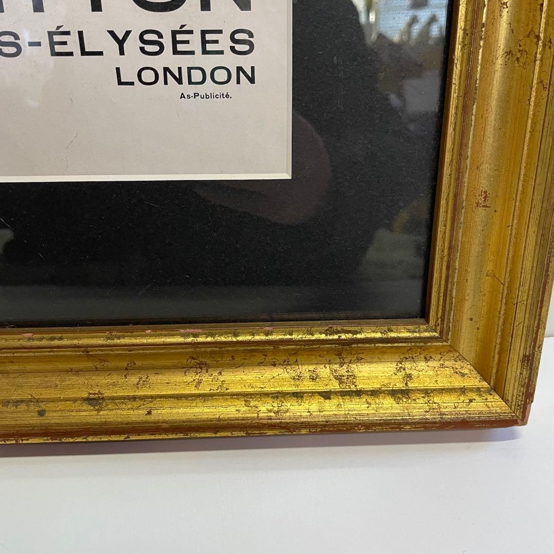 ○希少　LOUIS VUITTON ヴィンテージ ポスター広告　1933 額装