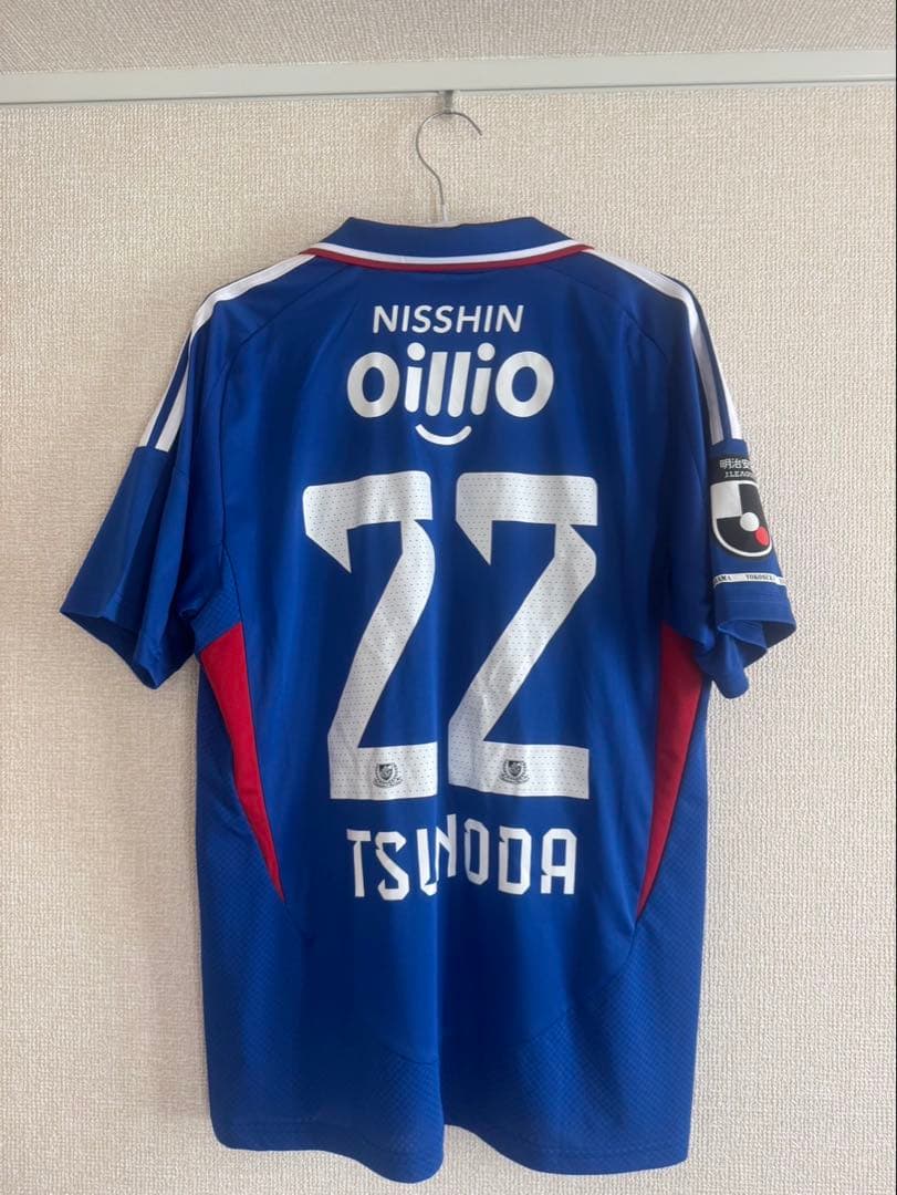 横浜F・マリノス 2025 ホームユニフォーム #22 角田涼太朗　XLサイズ