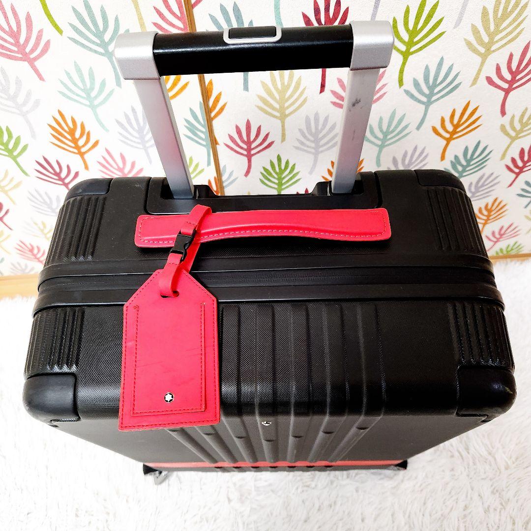 【美品】MONTBLANC ピレリ社コラボ キャリーケース４輪 機内持込み可能