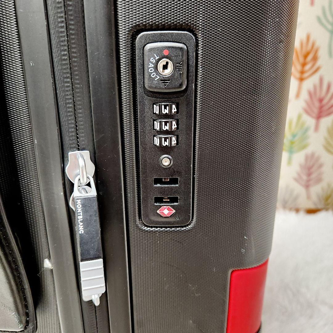 【美品】MONTBLANC ピレリ社コラボ キャリーケース４輪 機内持込み可能