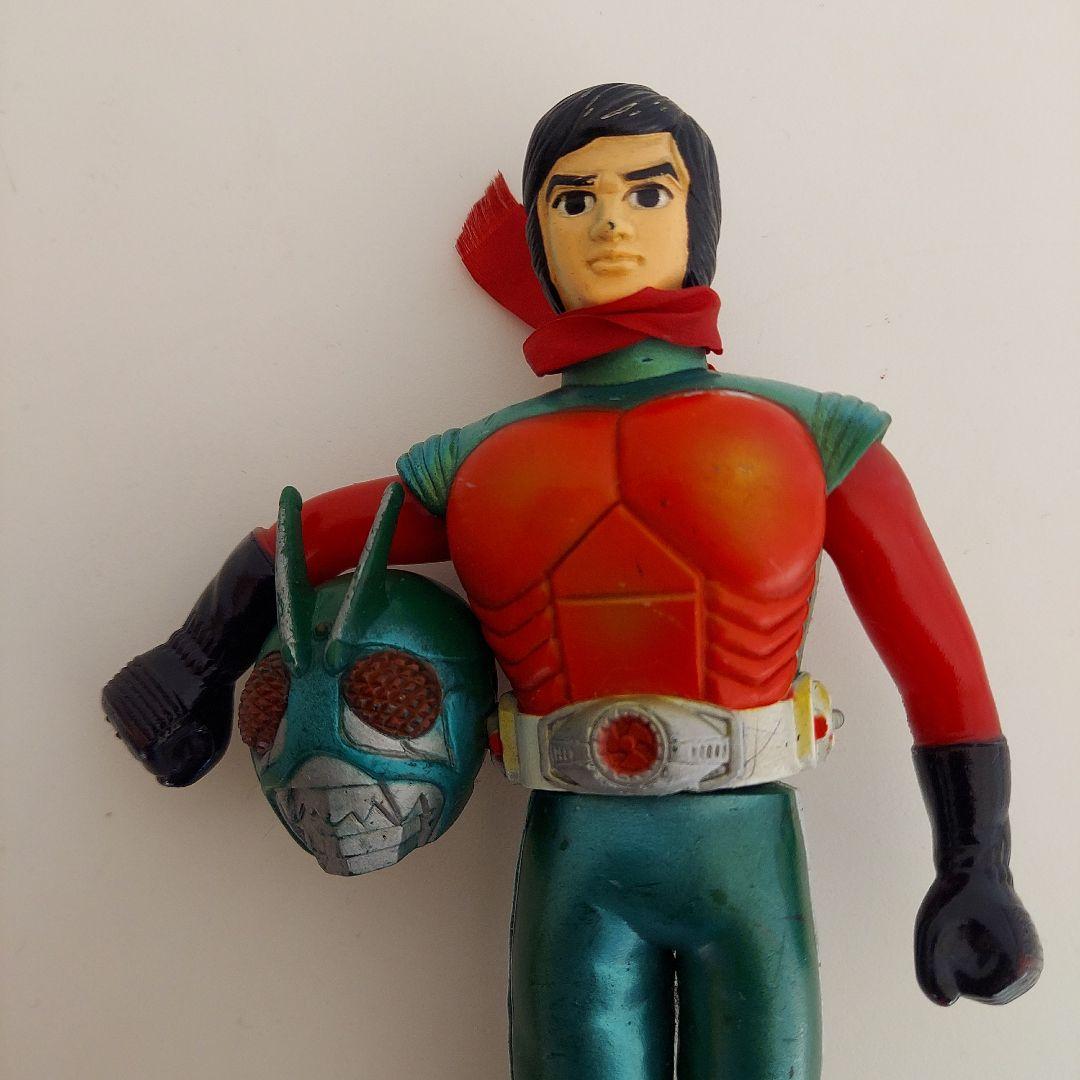【連休特価】仮面ライダー　スカイライダー　ソフビ人形・面取れ約19㎝