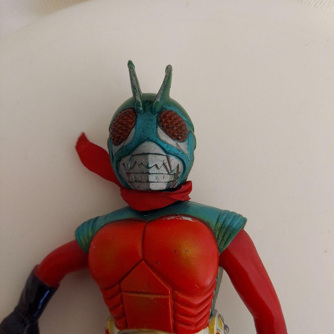 【連休特価】仮面ライダー　スカイライダー　ソフビ人形・面取れ約19㎝