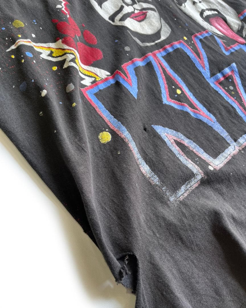 90's USA製 \" KISS \" 総プリント バンド Tシャツ