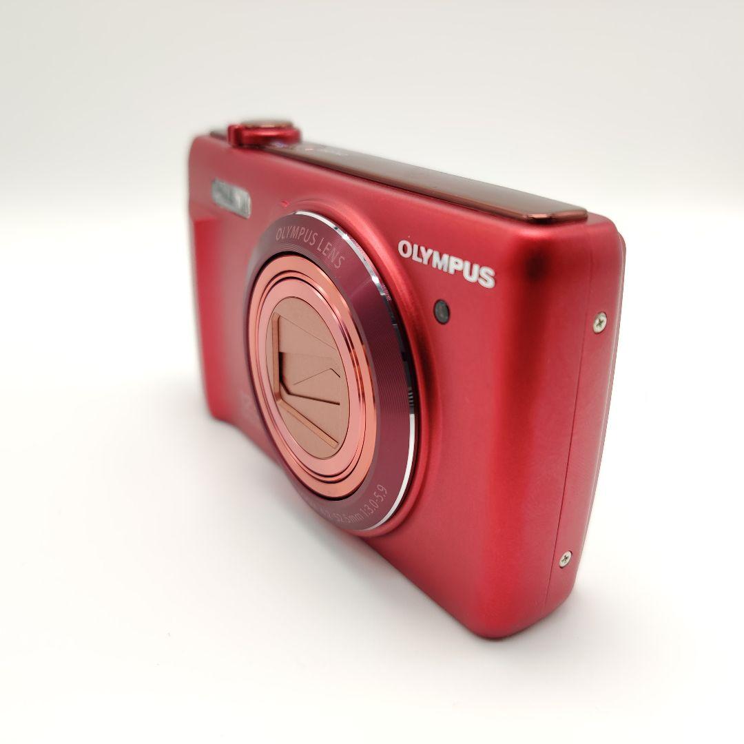 【やや訳あり】 OLYMPUS コンデジ STYLUS VR-370 RED