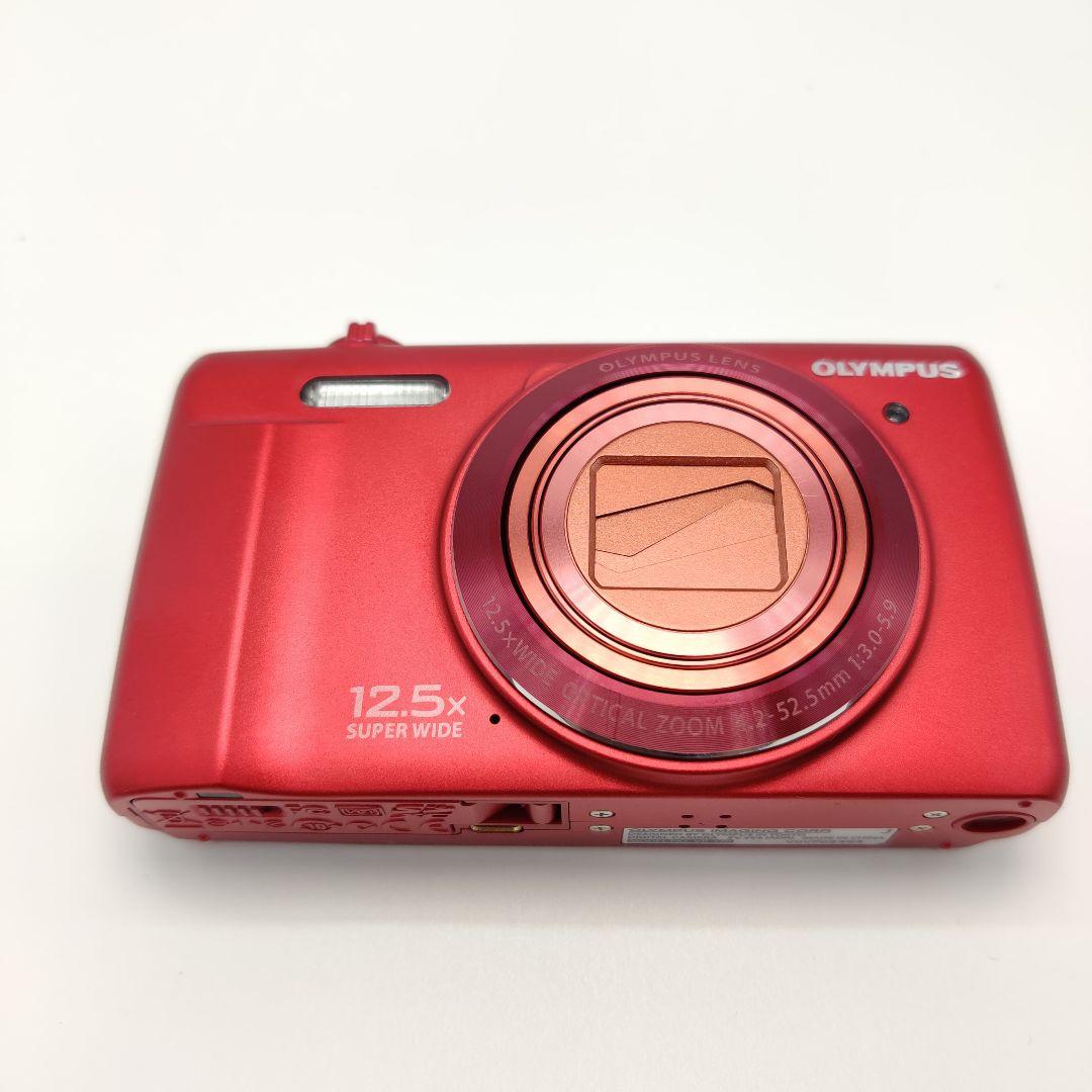 【やや訳あり】 OLYMPUS コンデジ STYLUS VR-370 RED