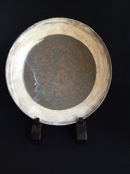 藤田佳三作  刷毛目大皿