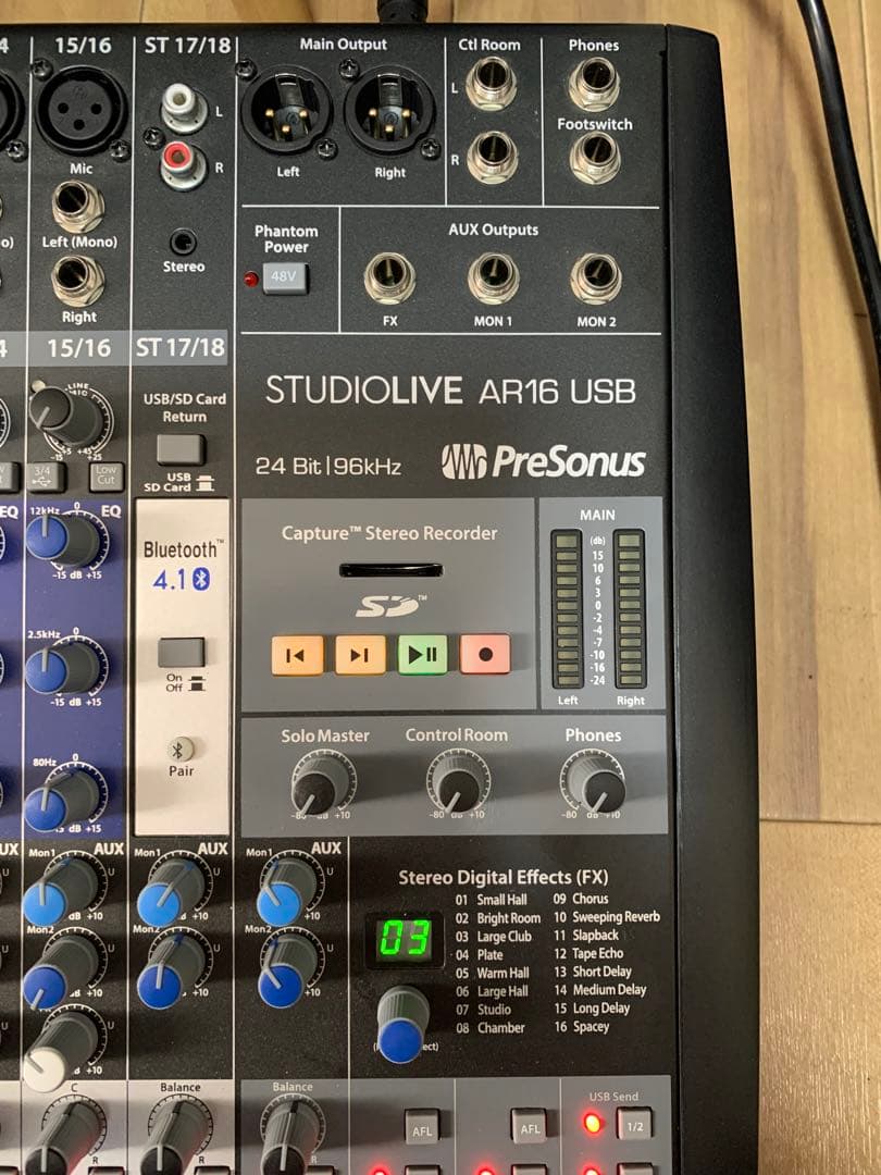 PreSonus studio live AR16 USB 中古美品