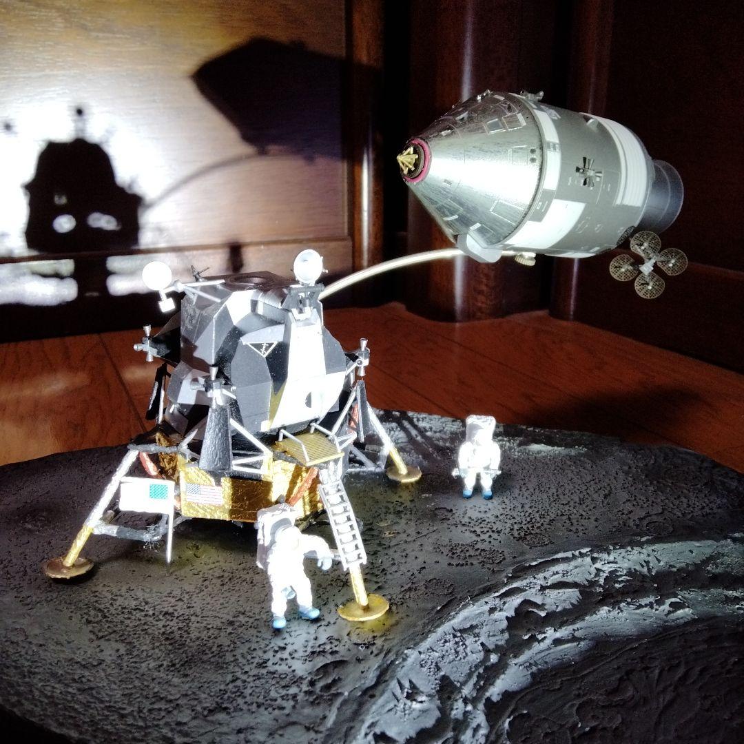 APOLLO11月着陸船と指令船のモデル 1/72