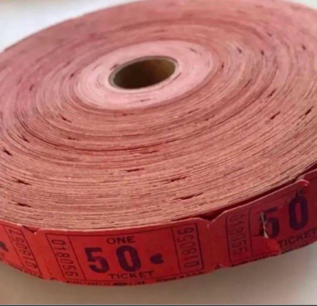 ヴィンテージロールチケット1個　b34