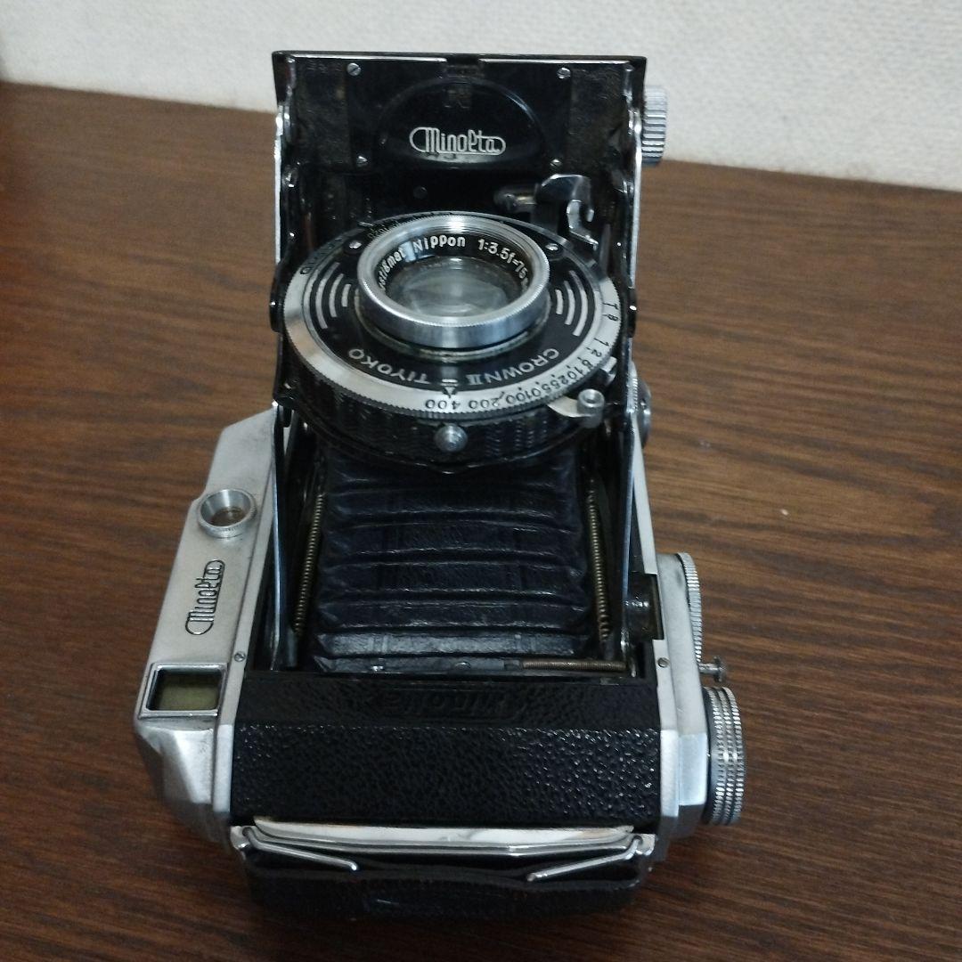 ミノルタ蛇腹カメラ　auto semi