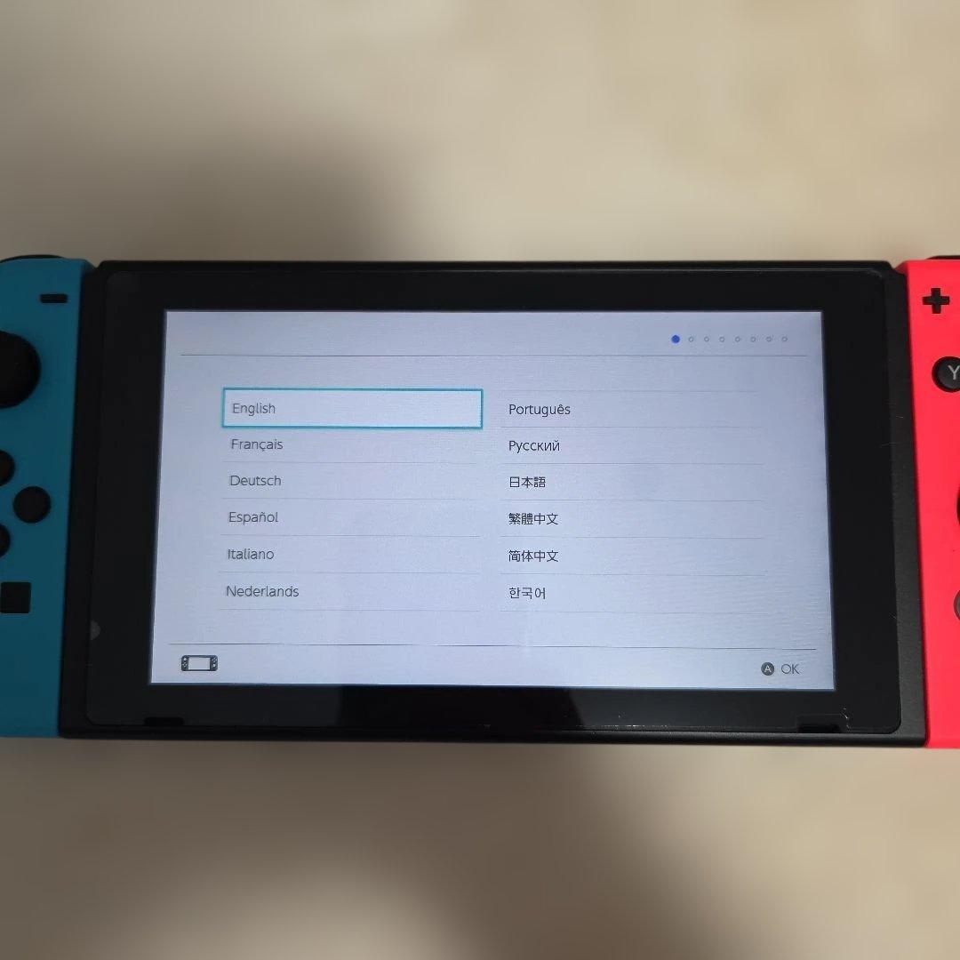 Nintendo Switch 本体 青 Joy-Con付き　バッテリー強化版