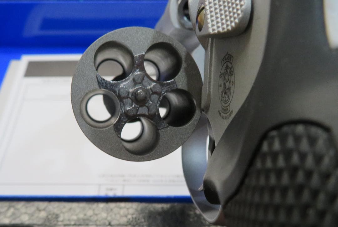 タナカ　S&W M360　HW セラコート 未発火　グリップ追加