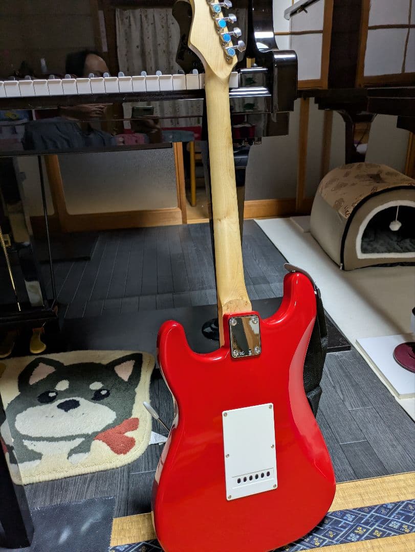 ロックジャム　Rock JAM　エレキギター レッド