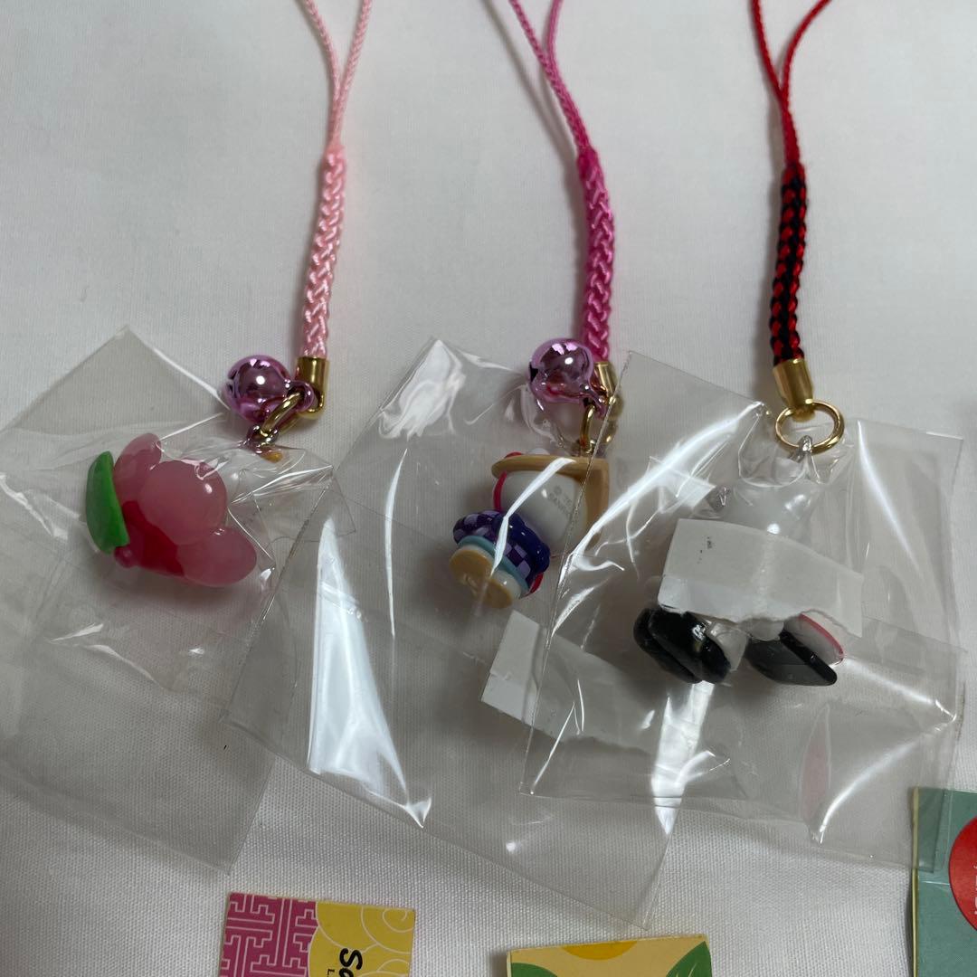 新品◆ハローキティ ご当地キティ 根付けストラップ 九州 10個セット◆匿名配送
