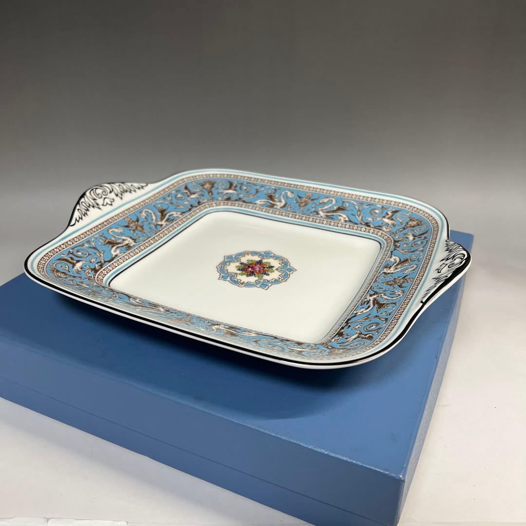 ウェッジウッド フロレンティーン ターコイズ ブレッド&バタープレート