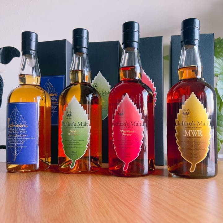 イチローズモルト2022 4本飲み比べ ミズナラ ワインウッド リミテッド
