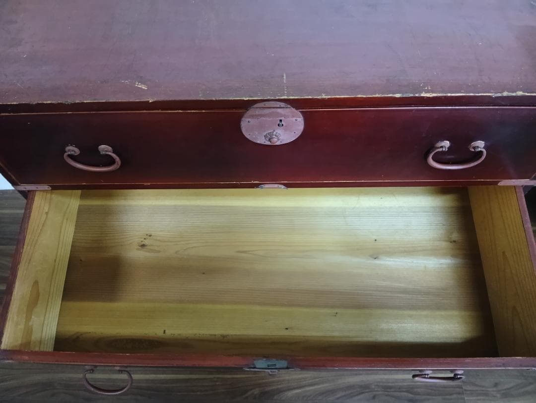 古家具　昭和レトロ　和箪笥　チェスト　アンティーク　5段