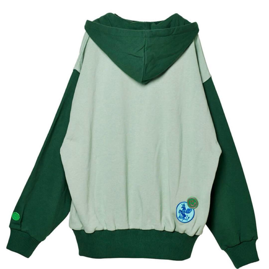 ずっと真夜中でいいのに。グリーンパーカー　喫茶愛のペガサス Mサイズ