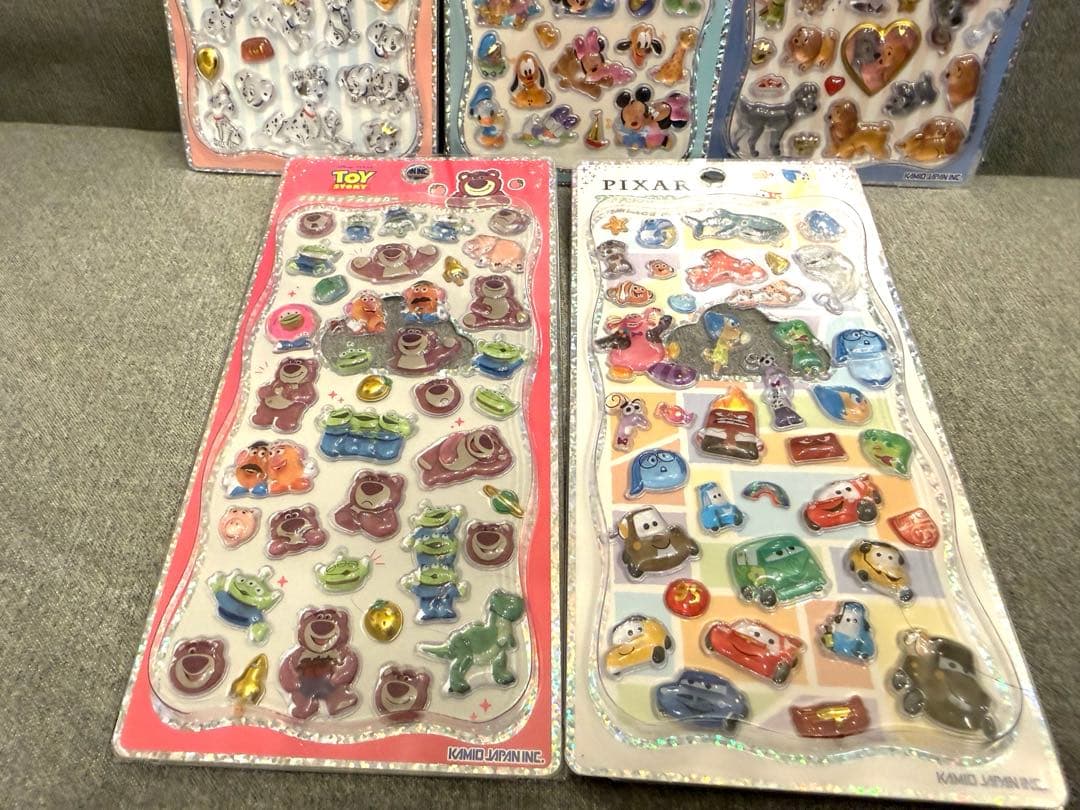 【正規品】プチドロップステッカー　ディズニーシリーズ　5点セット