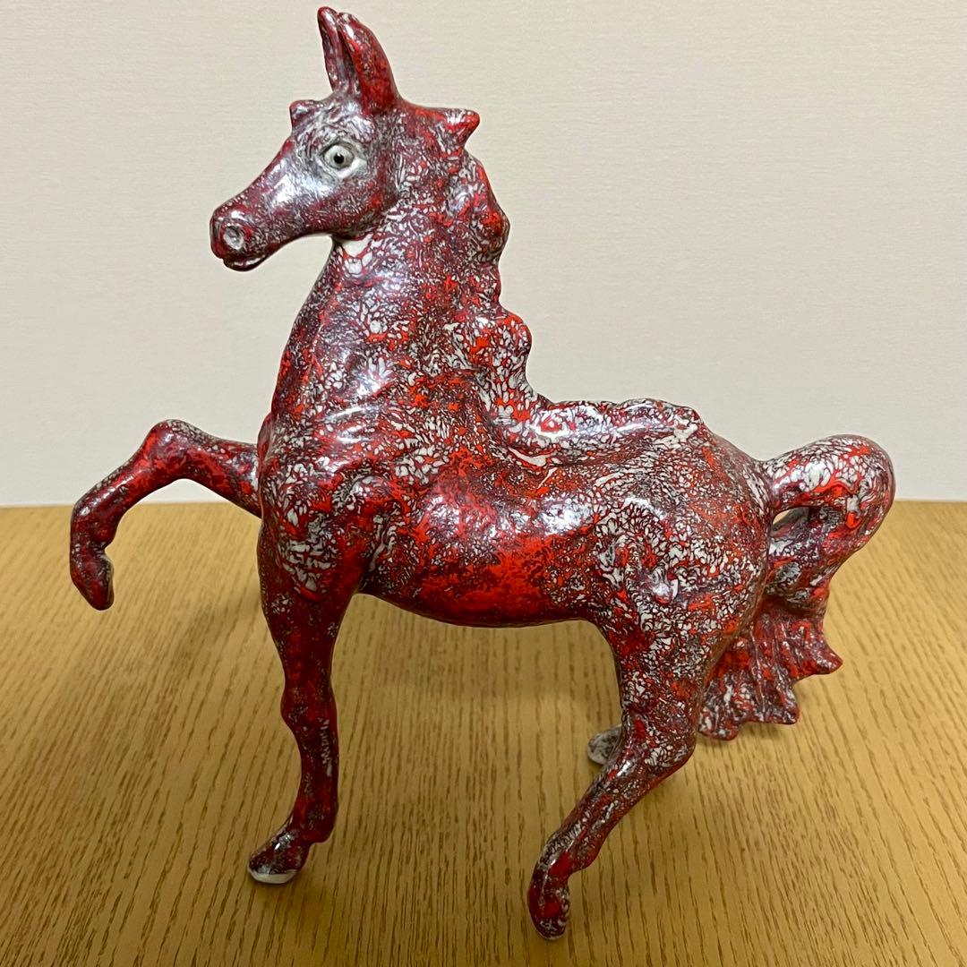 箕面焼 松田箕山 赤馬